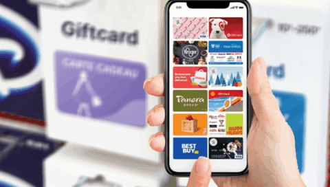 cartes cadeaux vendues en grande distribution